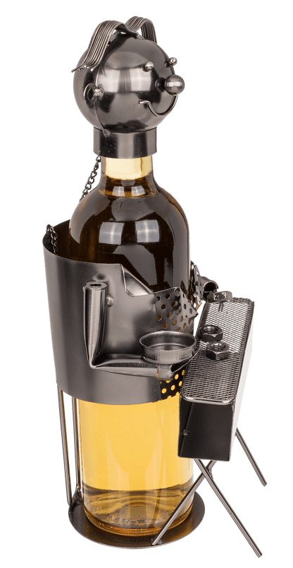 Metal Bottle Holder, BBQ Chef,
