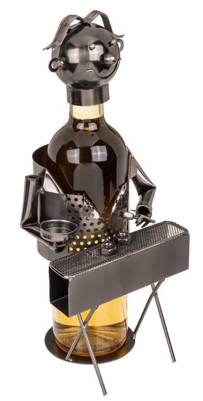 Metal Bottle Holder, BBQ Chef,