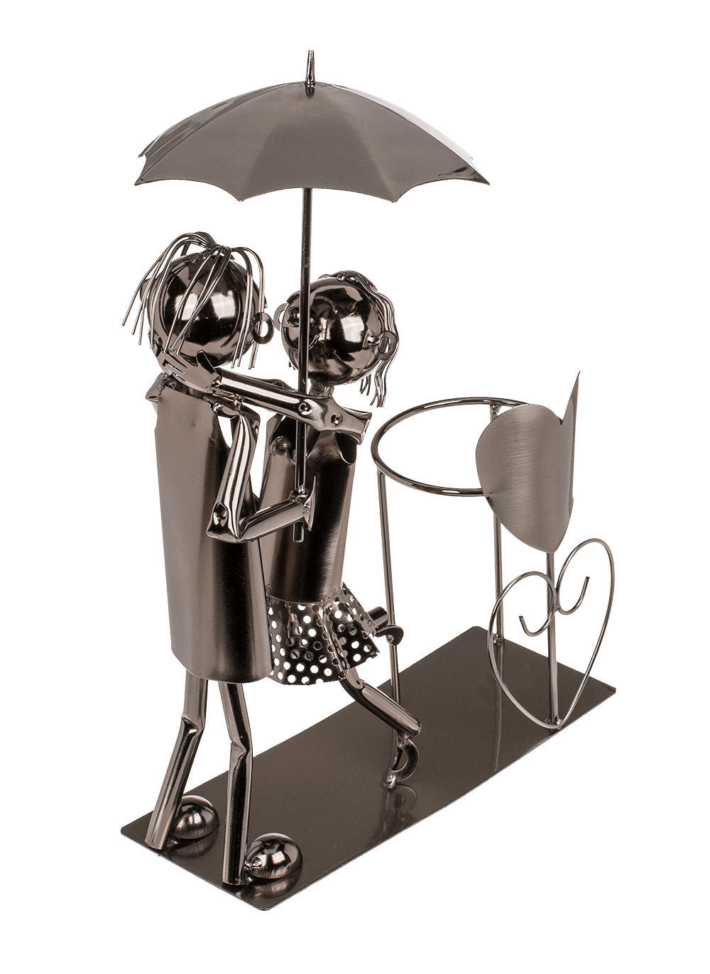 Metal bottle holder, Lovers IV