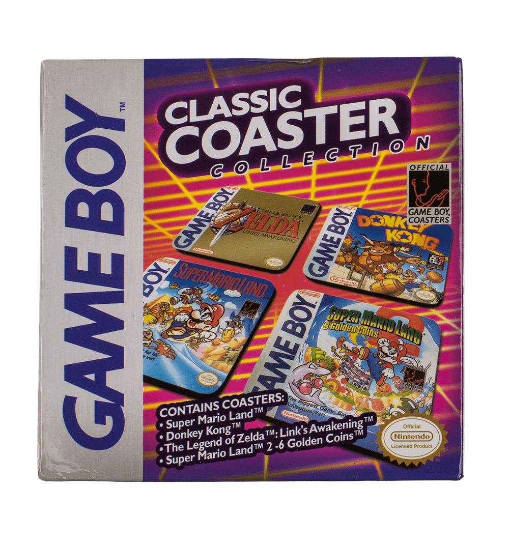 Cork coasters, Gameboy - Classic Collection,