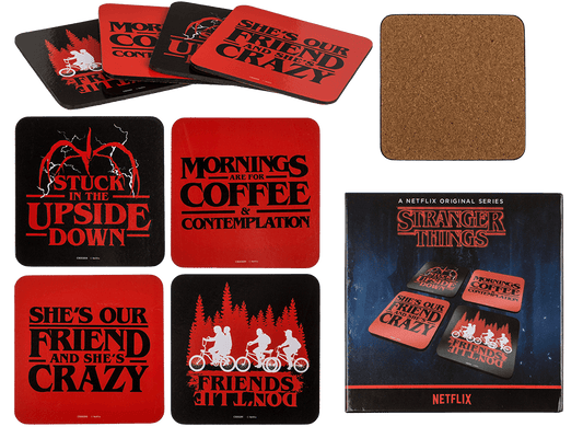 Cork coasters, Stranger Things,
