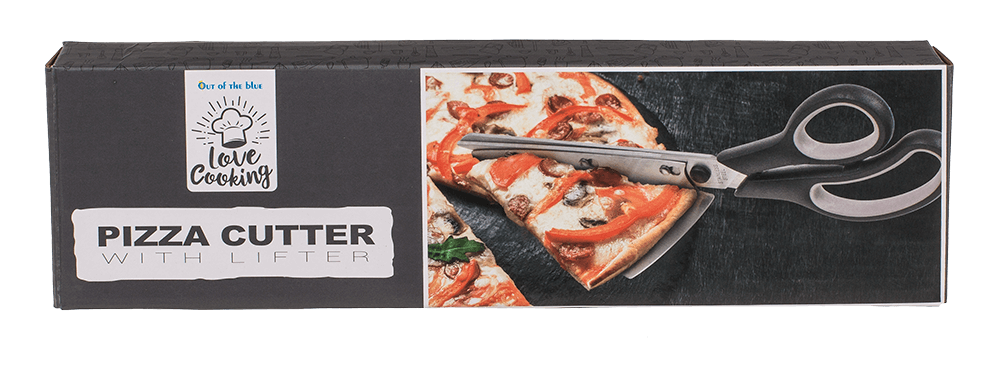 Pizza cutter with lifter, ca. 27 x 8 cm,
