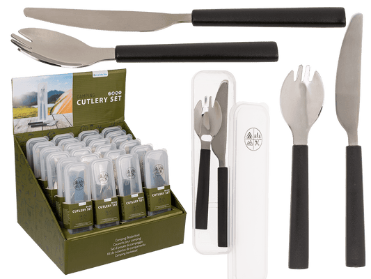 Camping Cutlery Set, 2 pcs set,