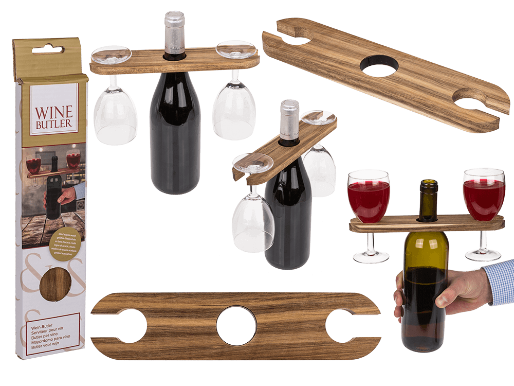 Wine Butler, 25 x 6 x 1 cm,