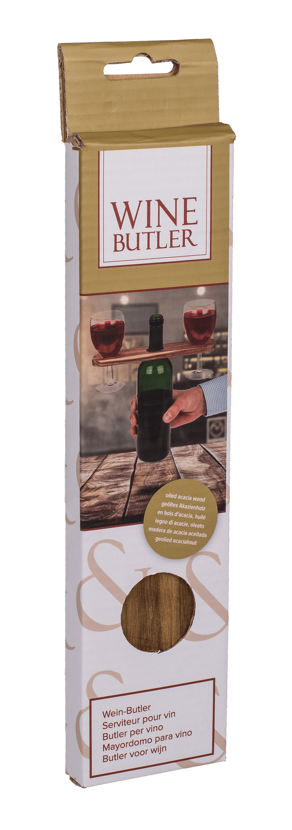 Wine Butler, 25 x 6 x 1 cm,