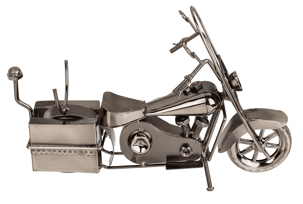 Metal bottle holder, Motorbike III,