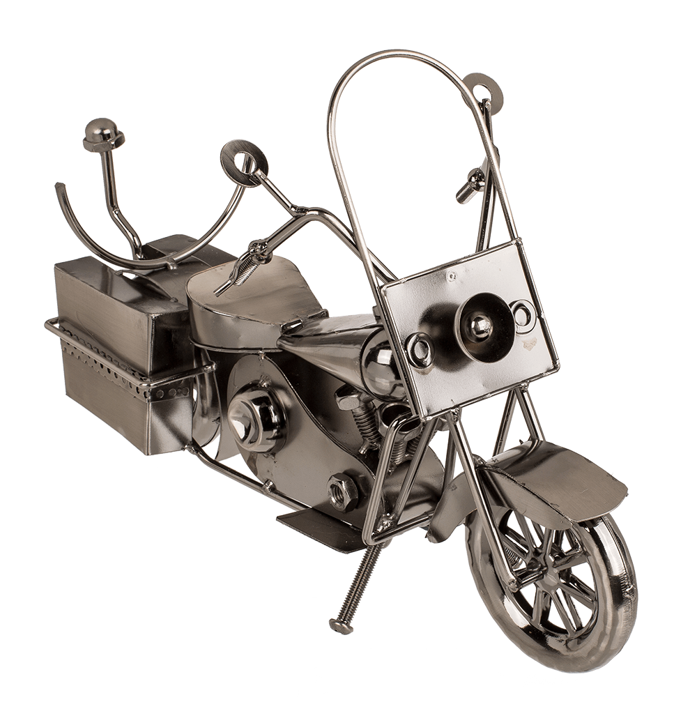 Metal bottle holder, Motorbike III,