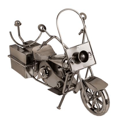 Metal bottle holder, Motorbike III,