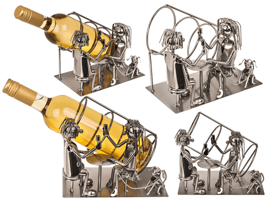 Metal bottle holder, Lovers VIII,