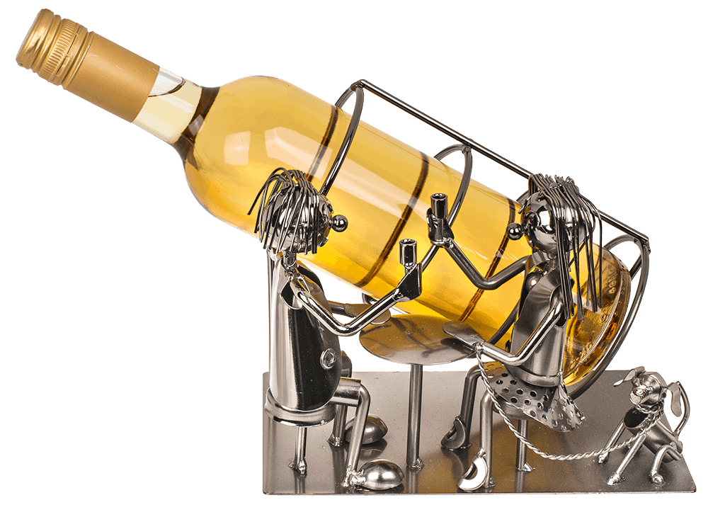 Metal bottle holder, Lovers VIII,
