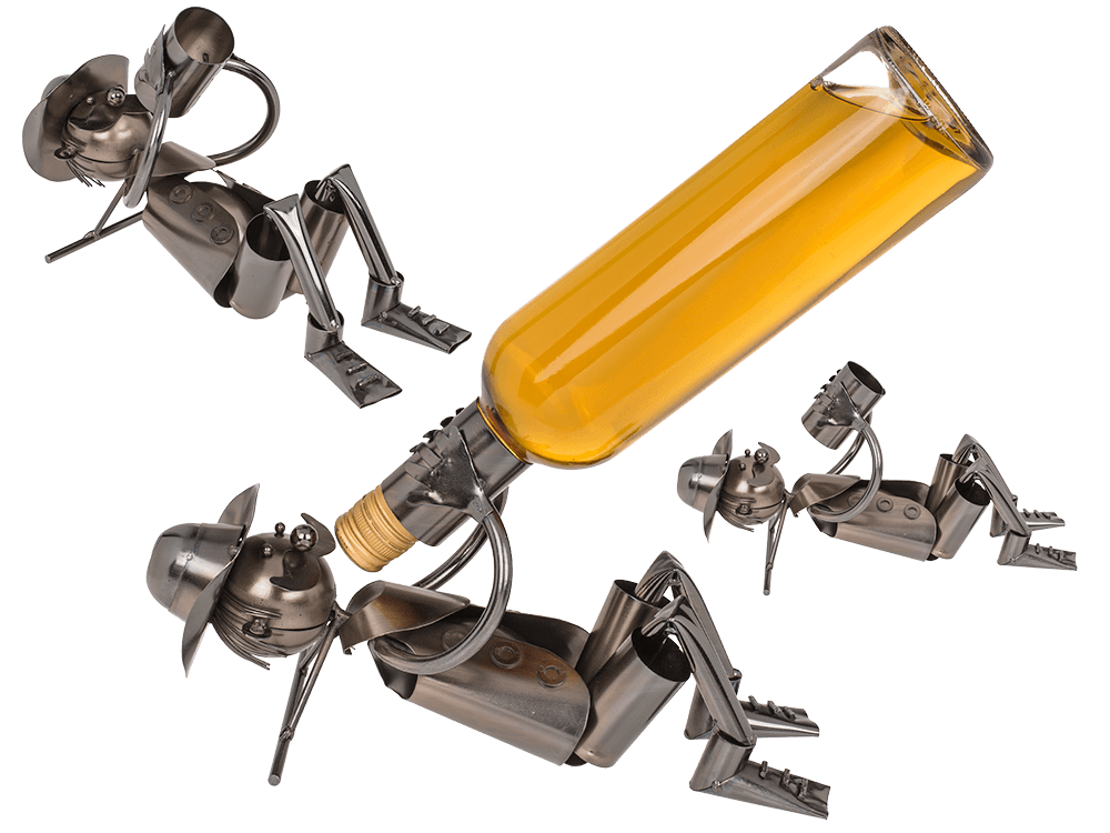 71-3309_000.png Metal bottle holder, Drinker II, - Afbeelding 1