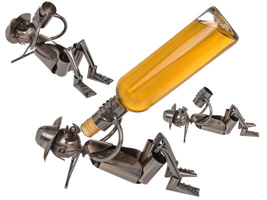 Metal bottle holder, Drinker II,
