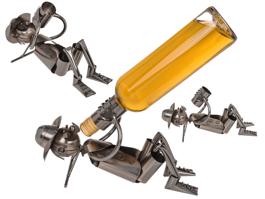 Metal bottle holder, Drinker II,