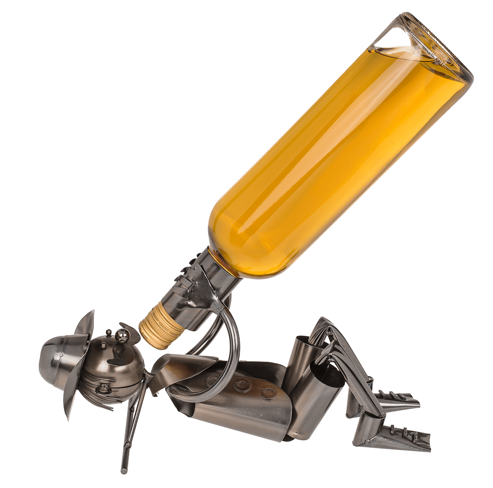 Metal bottle holder, Drinker II,