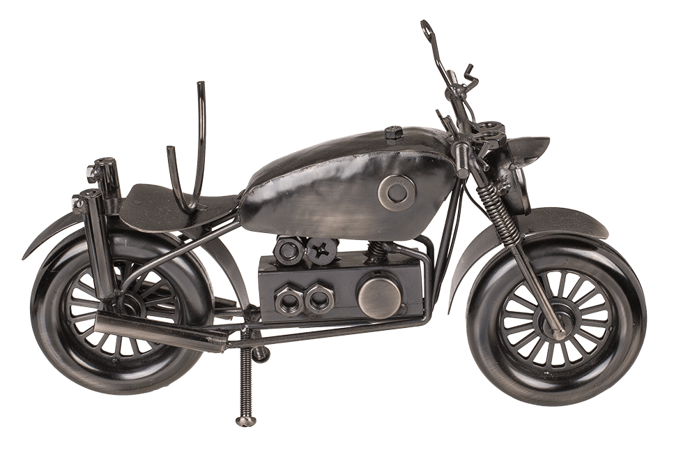 Metal bottle holder, motorcycle IV, 30 x 17.5 cm