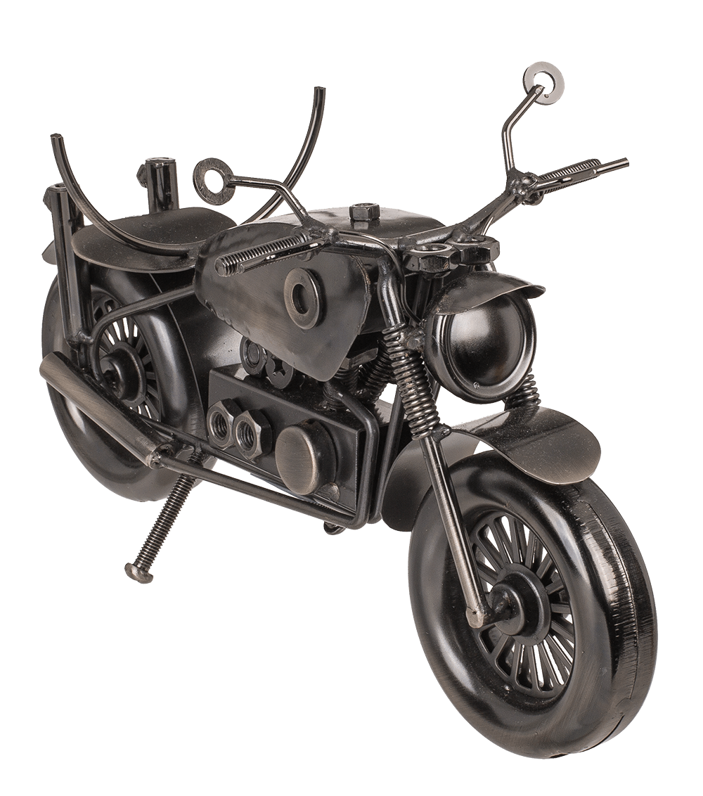 Metal bottle holder, motorcycle IV, 30 x 17.5 cm