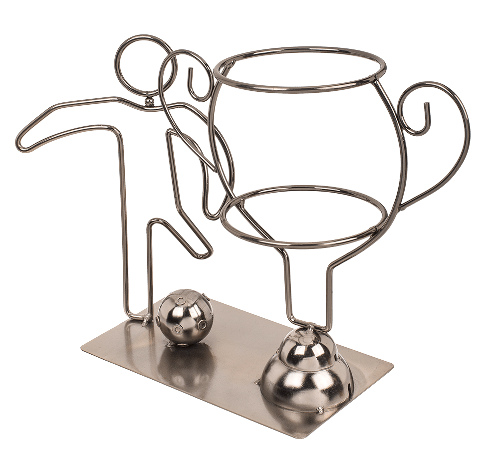 Metal bottle holder, Football Champion,