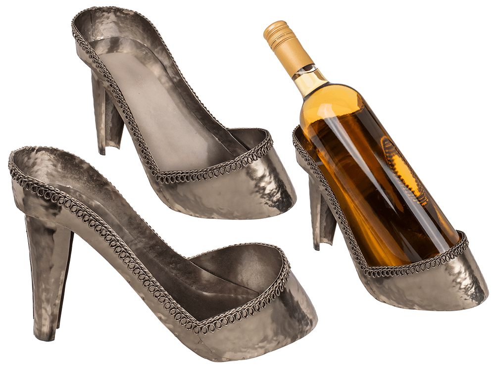 71-3313_000.png Metal bottle holder, High Heel, - Afbeelding 1