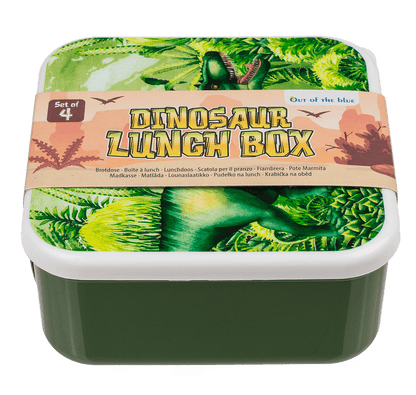 Lunch box, dinosaur, set of 4,