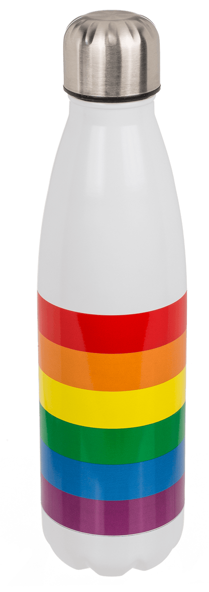 Metall drinking bottle, Pride,