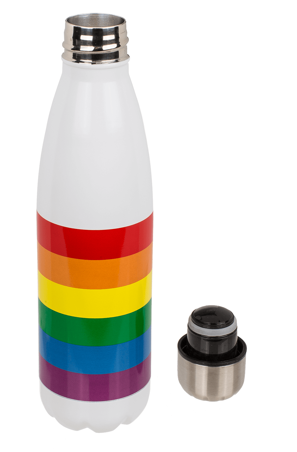 Metall drinking bottle, Pride,