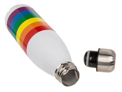 Metall drinking bottle, Pride,