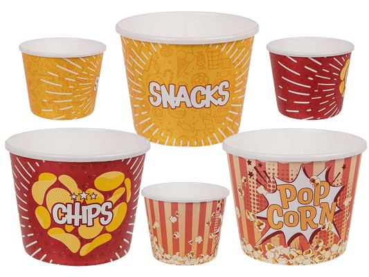 Snack bucket, ca. 17 x 17 x 13,3 cm,