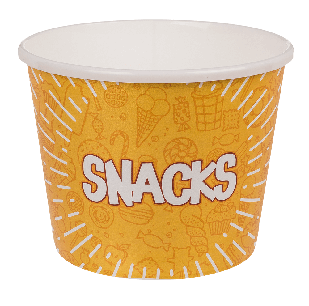 Snack bucket, ca. 17 x 17 x 13,3 cm,