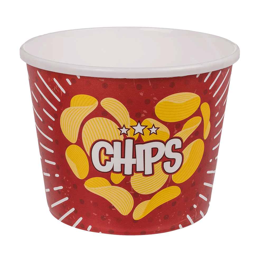 Snack bucket, ca. 17 x 17 x 13,3 cm,