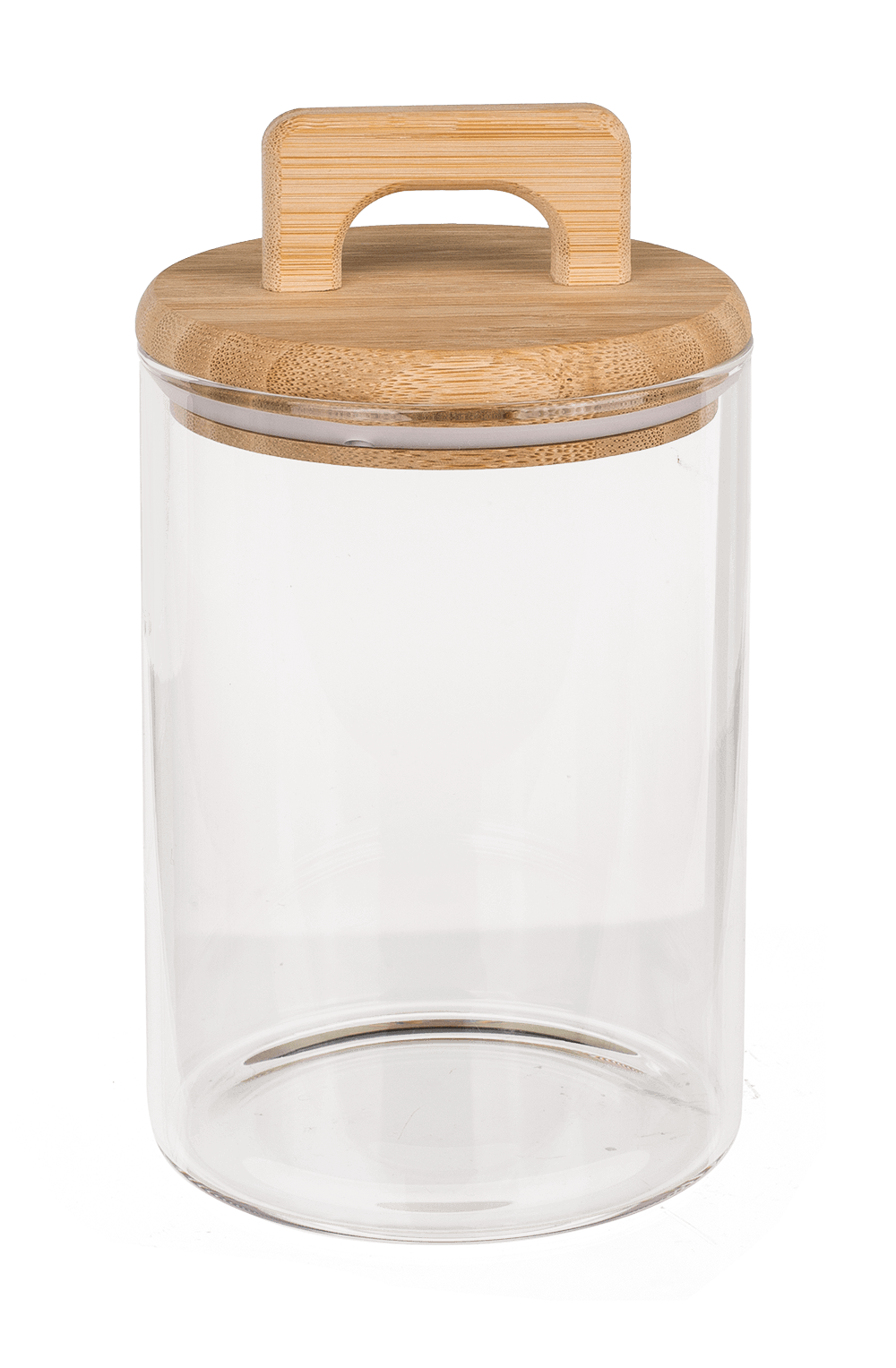 Glass storage box, for 940 ml, ca. 10 x 14 cm,