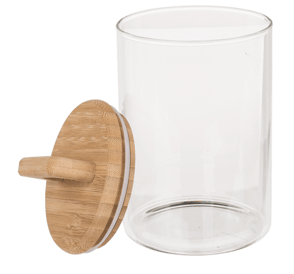 Glass storage box, for 940 ml, ca. 10 x 14 cm,