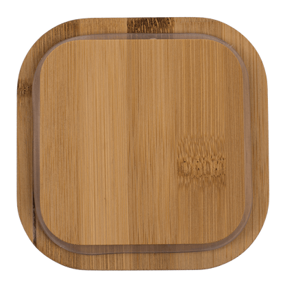 Glass storage box, for 350  ml, ca.12 x 12 cm,