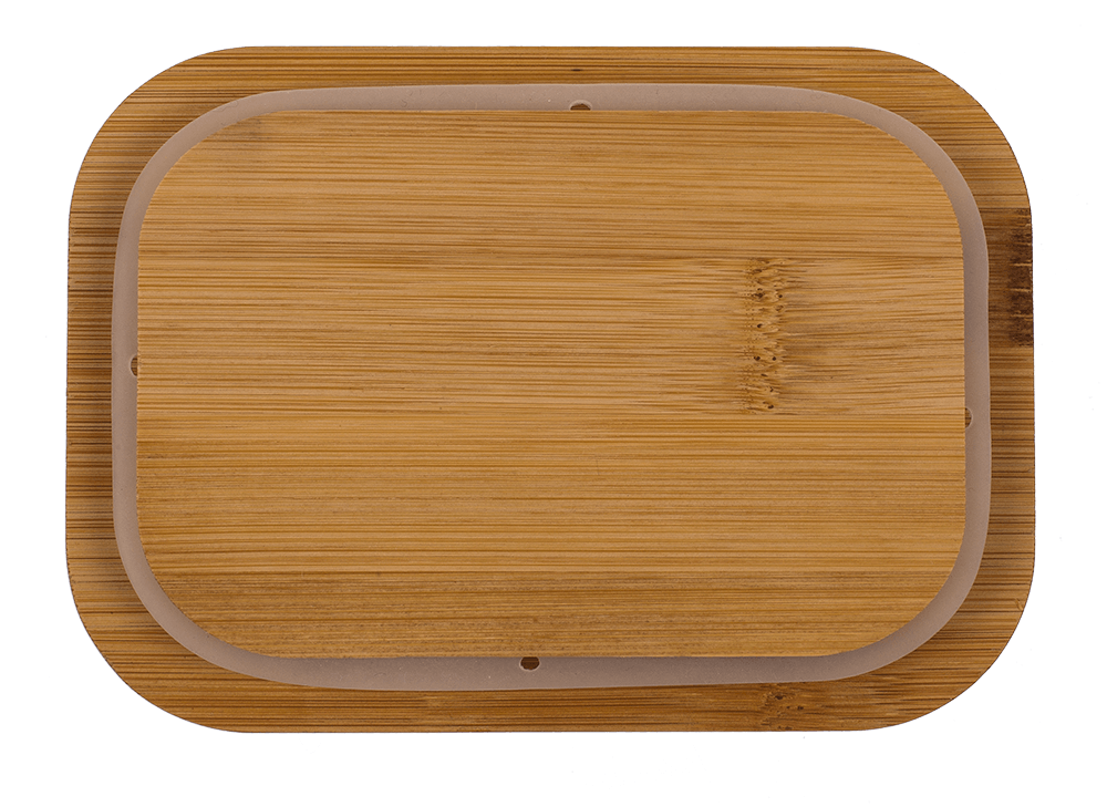 Glass storage box, for 350  ml, ca.15 x 11 cm,