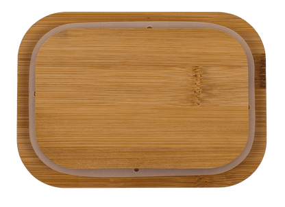 Glass storage box, for 350  ml, ca.15 x 11 cm,