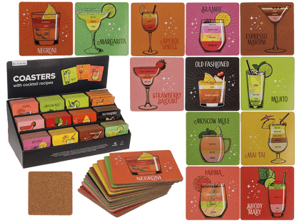 Cork Coaster, Cocktail Recipes,