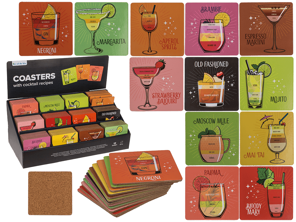 Cork Coaster, Cocktail Recipes,