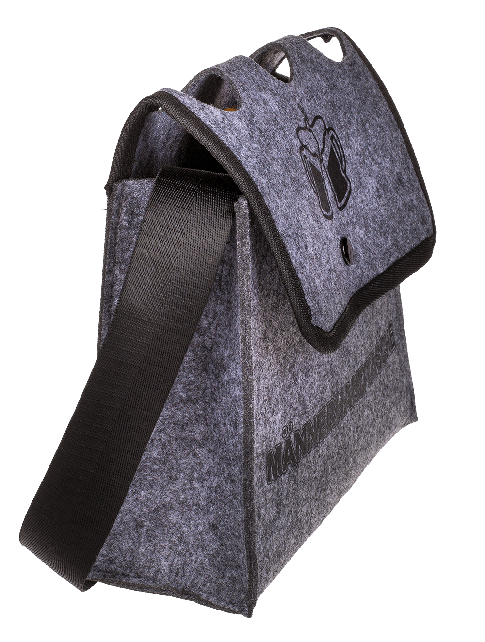 Grey Shoulder Bag, Männerhandtasche,