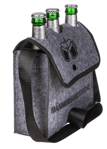 Grey Shoulder Bag, Männerhandtasche,