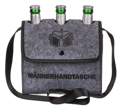 Grey Shoulder Bag, Männerhandtasche,