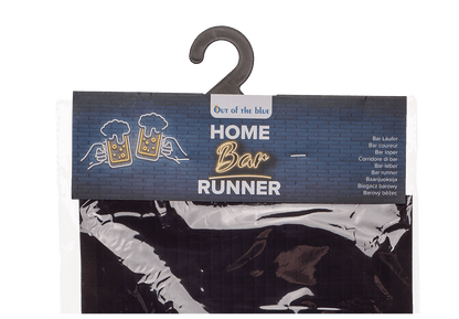 Home bar runner, Beer, approx. 89 x 25 cm,