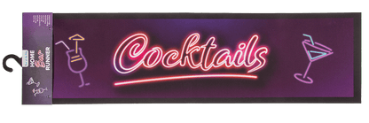 Home bar runner, Cocktails, approx. 89 x 25 cm,