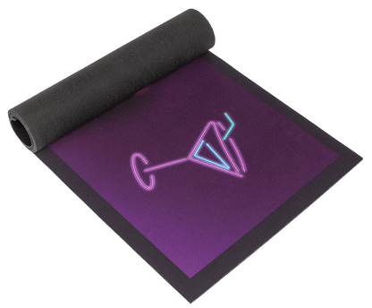 Home bar runner, Cocktails, approx. 89 x 25 cm,