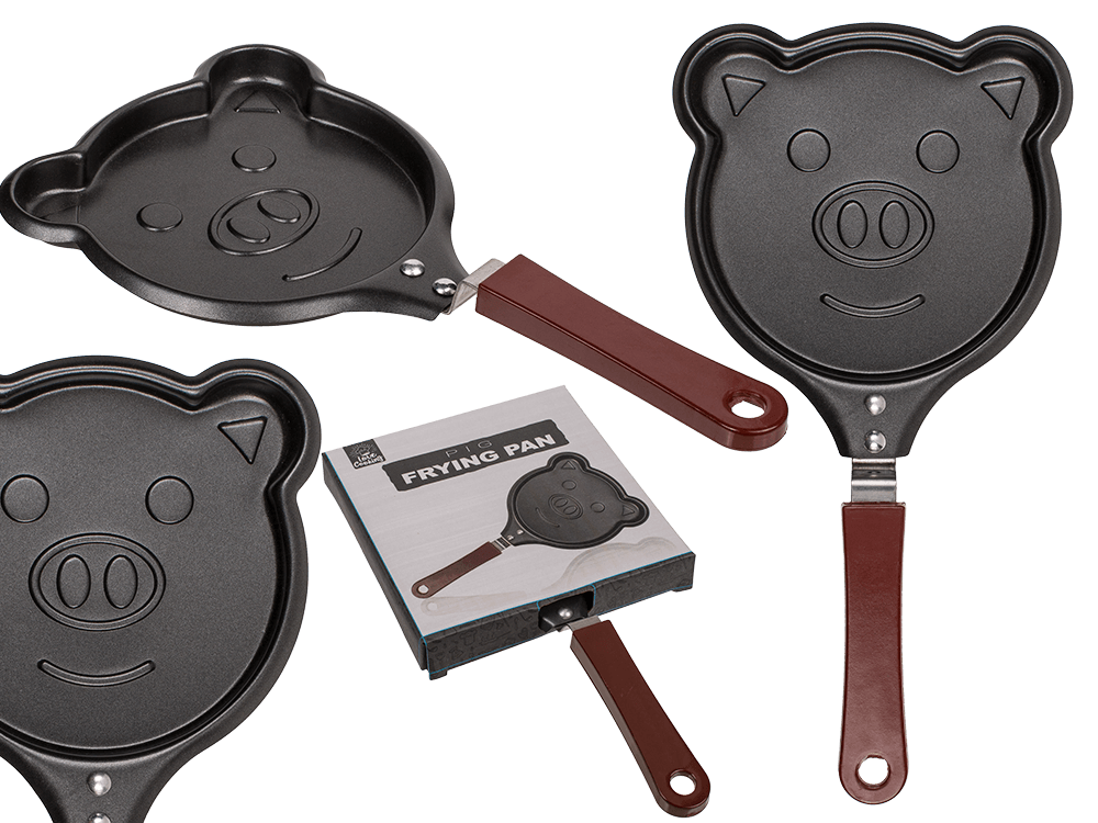 Frying pan, pig,