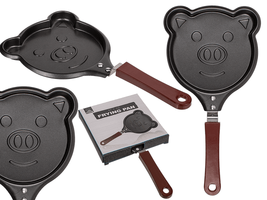 Frying pan, pig,