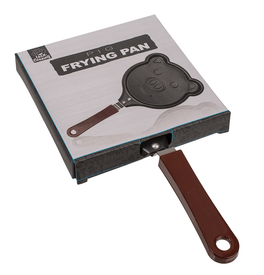 Frying pan, pig,