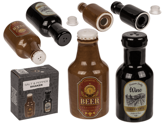 Salt & pepper shaker, Beer & Wine,
