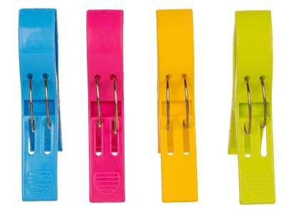 Big beach towel clips, colorful,