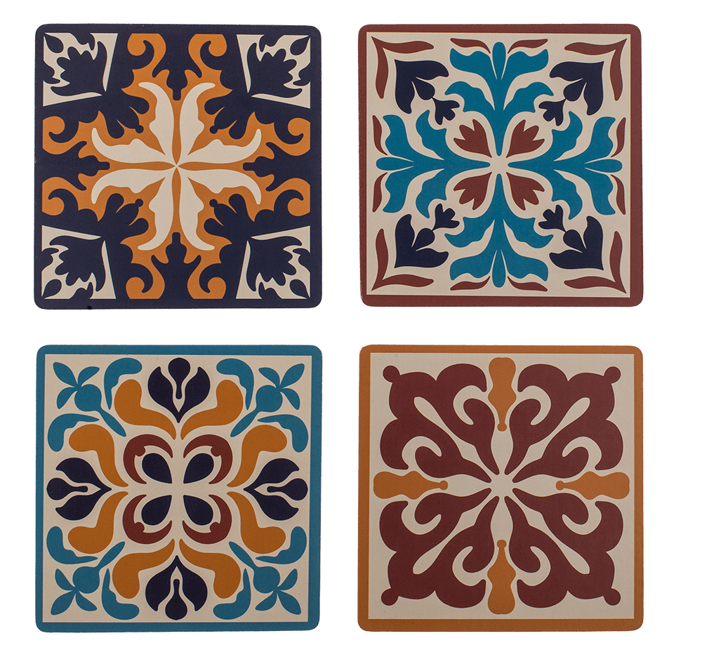 Cork Coaster, Mosaic,