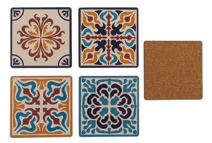 Cork Coaster, Mosaic,