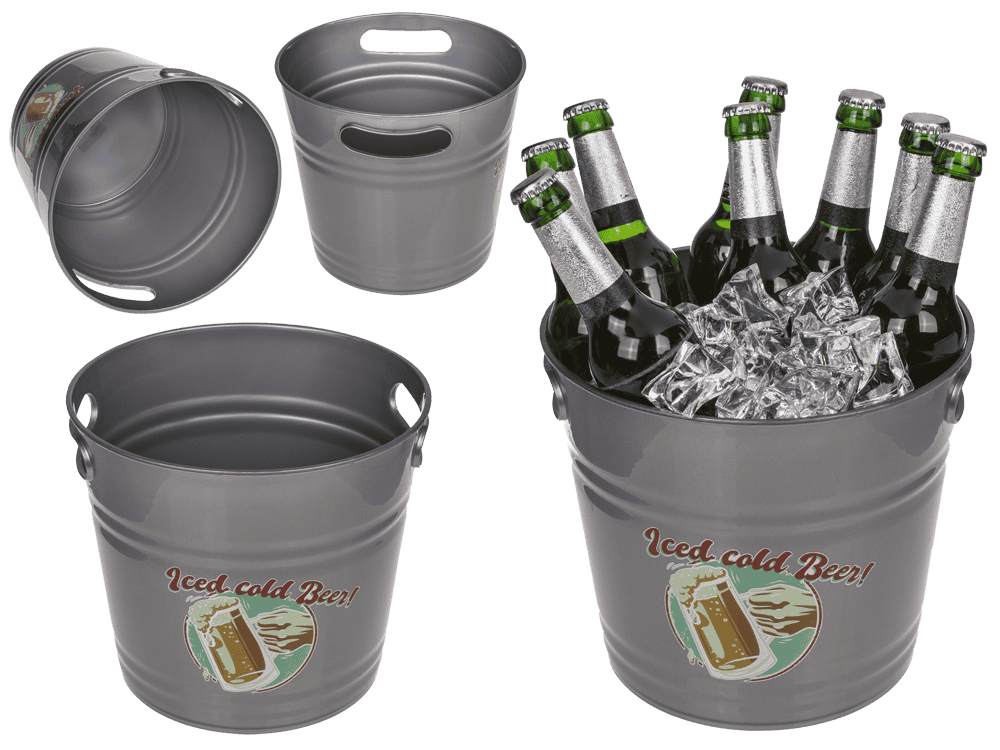 71-3364_000.png Ice Bucket with Beer logo, 6L Capacity - Afbeelding 1